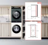 WashTower ซักผ้า 25 กก. และอบ 20 กก. รุ่น WT2520NHEG ระบบ AI DD™ พร้อม Smart WI-FI control ควบคุมสั่งงานผ่านสมาร์ทโฟน wt2520nheg รูปที่ 18