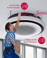 เครื่องปรับอากาศ SAC (Round Cassette Type) 36700 - 47100 BTU แอร์แบบวงกลม sacround รูปที่ 4