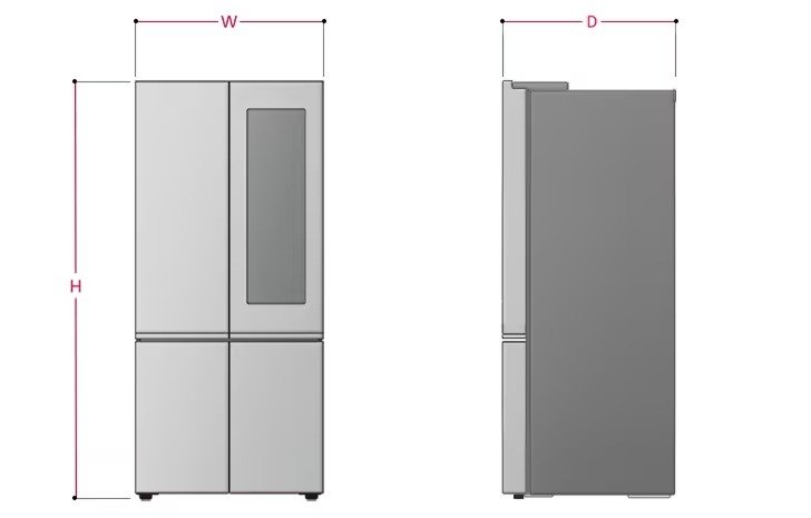 ตู้เย็น Instaview Multi-Door 22.5 คิว GC-G24FFQKB Smart Inverter Compressor GC-G24FFQKB รูปที่ 16